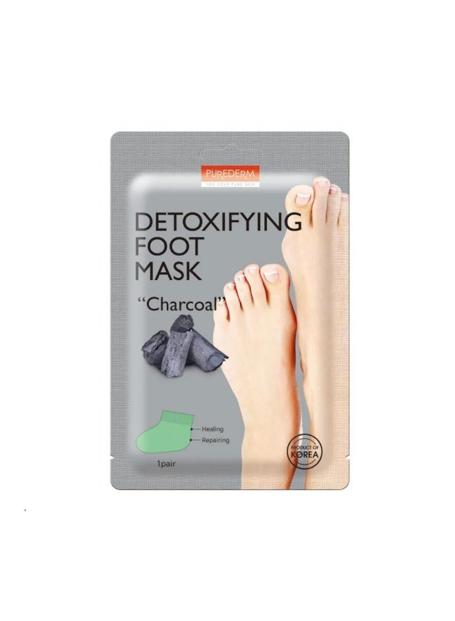 Purederm Charcoal Deep Cleansing Foot Mask